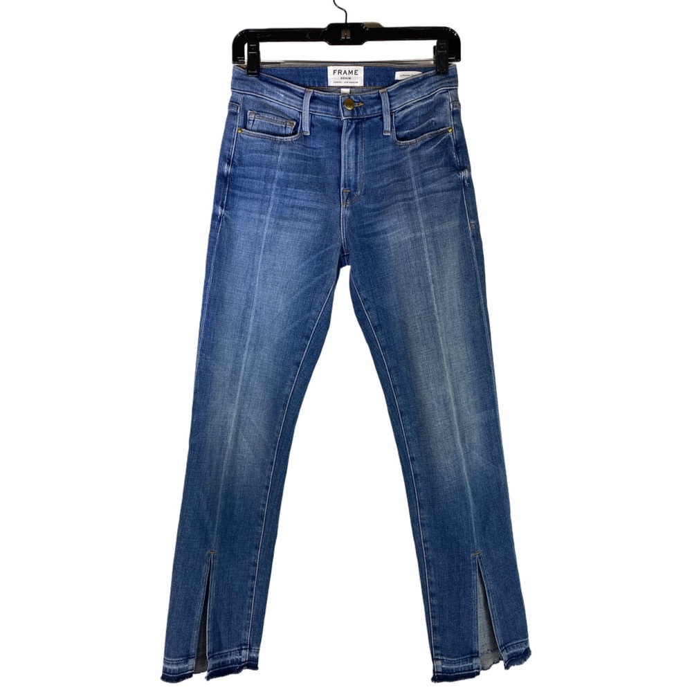 FRAME ‘Le Nouveau Straight’ split hem denim ⭐️ size 26